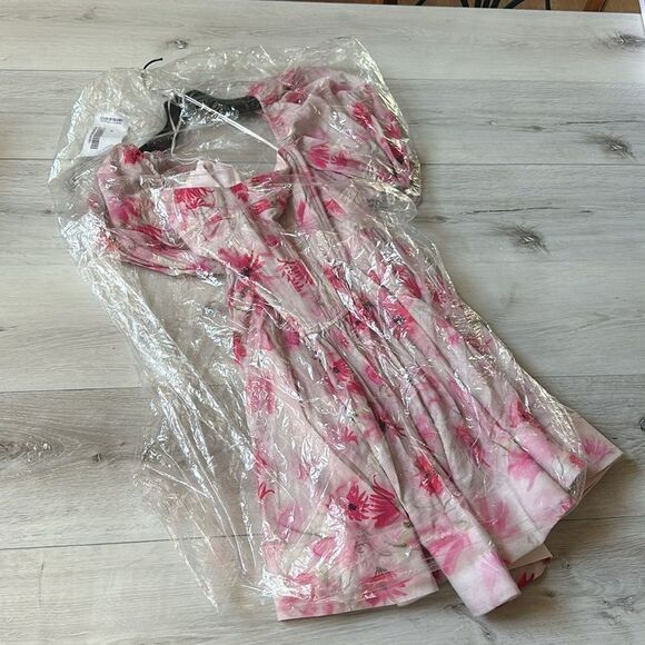 BARDOT Kiah Corset Mini Dress In Pink Flora Size S NWT in packaging - Picture 5 of 7